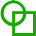 Round Square Green Mainstream icon